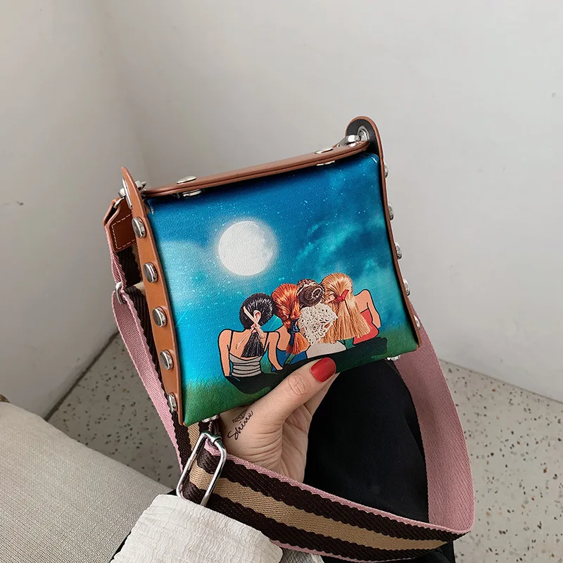 

JIULIN Shoulder Handbag Totes Clutch-Bag Crossbody-Bags Removable Square Big-Handle Small Female