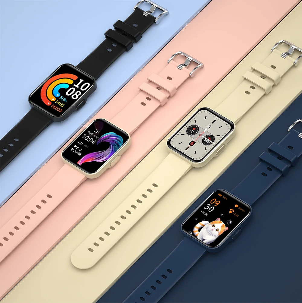 E21 Bluetooth Smart Watch Men Women Blood Pressure Heart Rate Monitor Sport Smartwatch Fitness Tracker PK Xiaomi Redmi Watch 2