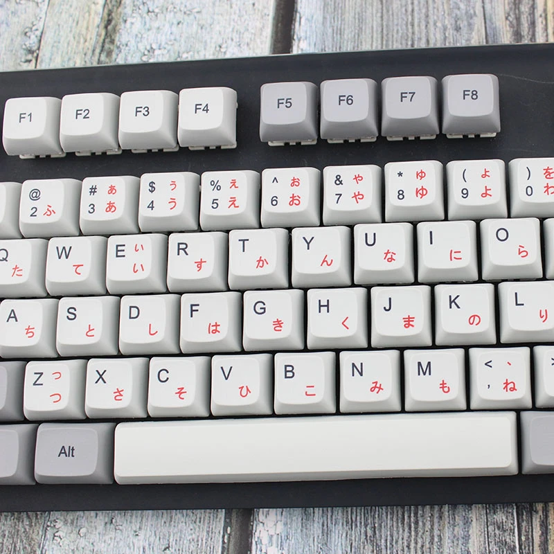 Японский корень XDA, колпачки для механической клавиатуры, 104, японский языковый краситель, PBT Gh60 Xd60 Tada68 87 96 стандарт 104