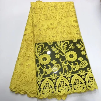 

Nigeria sequin tulle lace fabric 2019 high quality embroidered african french lace fabric wedding dress j3520