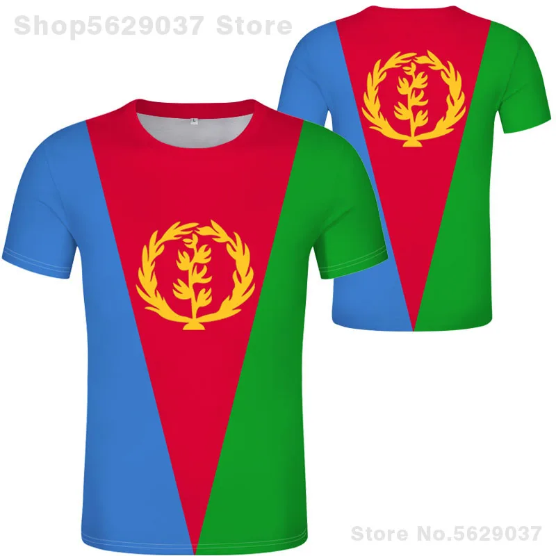 Eritrea Flag T-shirt ካምቻ ኤርትረ - erifashion