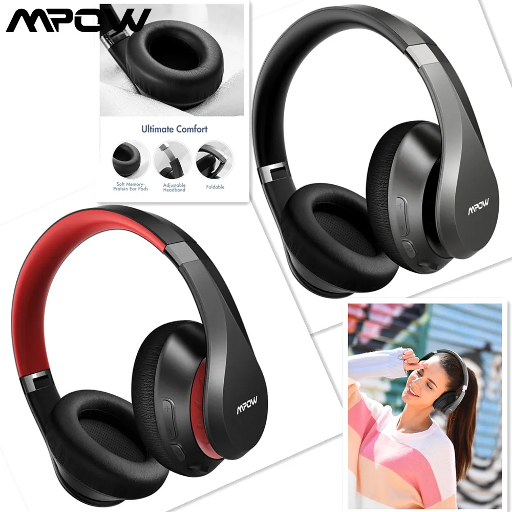MPOW H20 Bluetooth 5.0 and 3.5mm plated 