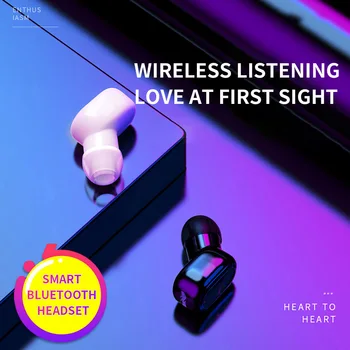 

Bluetooth Earbud Mini Wireless Invisible Headphone 5 Hour Playtime Car Driving Earphone