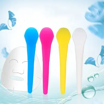 

1PC Soft Silicone Makeup Brushes silicone film rod Facial Face Mask Brush Foundation DIY Mud Mixing Brush Cosmetic Make up Tools