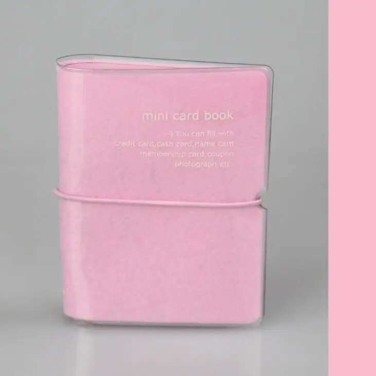 pink 1 шт. Kawaii Карманный 32 бит корейский держатель для карт высокая емкость бизнес Обложка для водительского удостоверения ID кредитный банк Чехол для мужчин женский бумажник с отделениями для карт - Цвет: pink