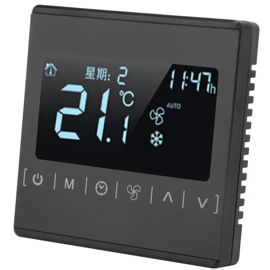 Контроллер температуры lMH-1821Heating термостат напольный ЖК-сенсорный экран Интеллектуальный цифровой регулятор температуры