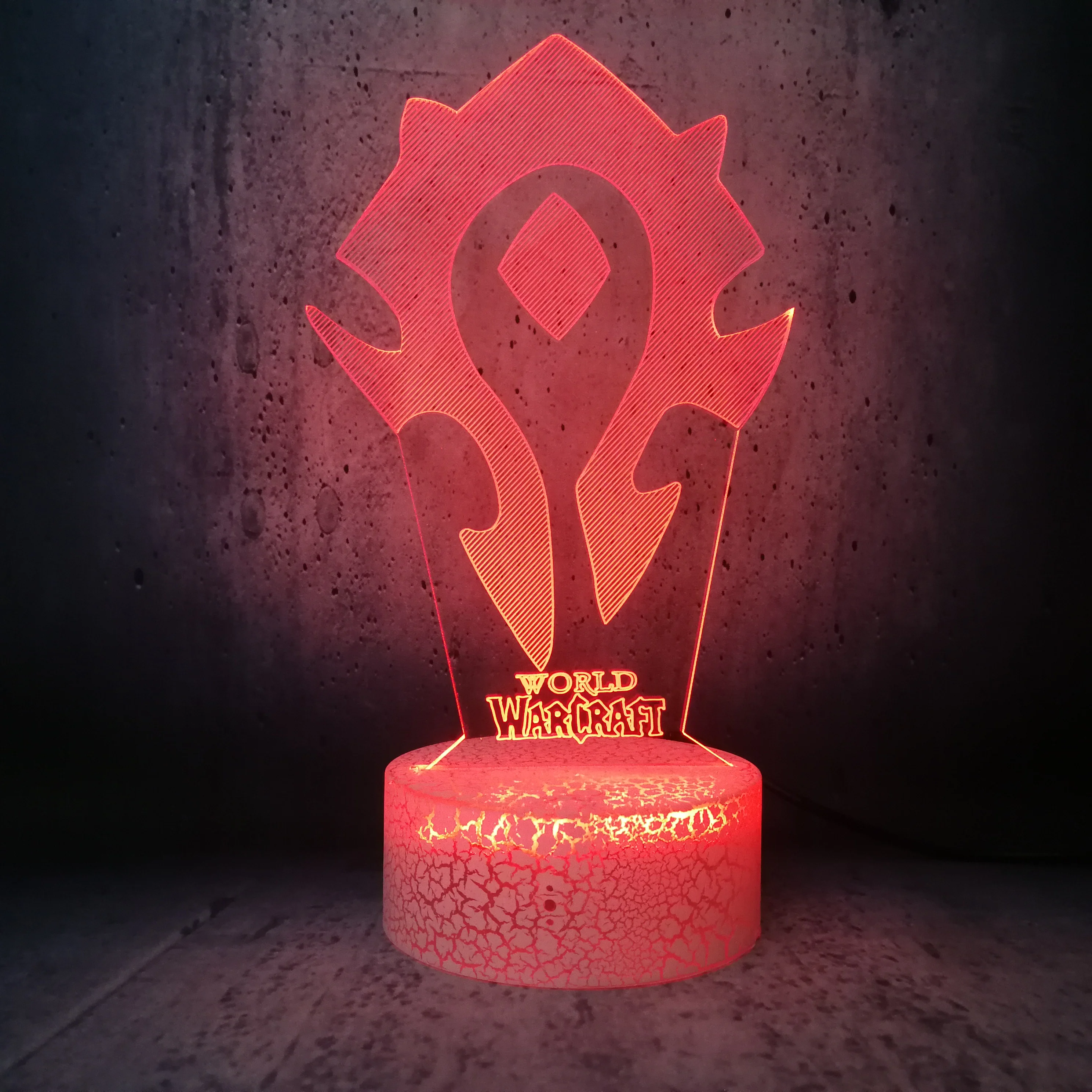 Хит 3D лампа игровые знаки 7 цветов настольный светодиодный ночник детский