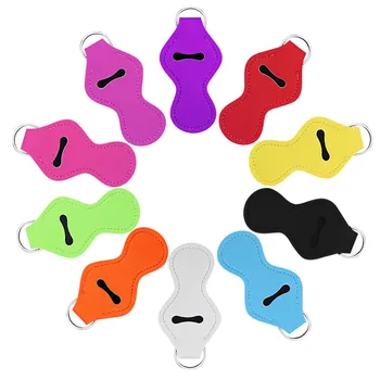 

16 Pcs Piece Lipstick Set Key Chain Hook Lanyard Frame Solid Color Keychain Various Colors To Choose From You Key Chain Hook