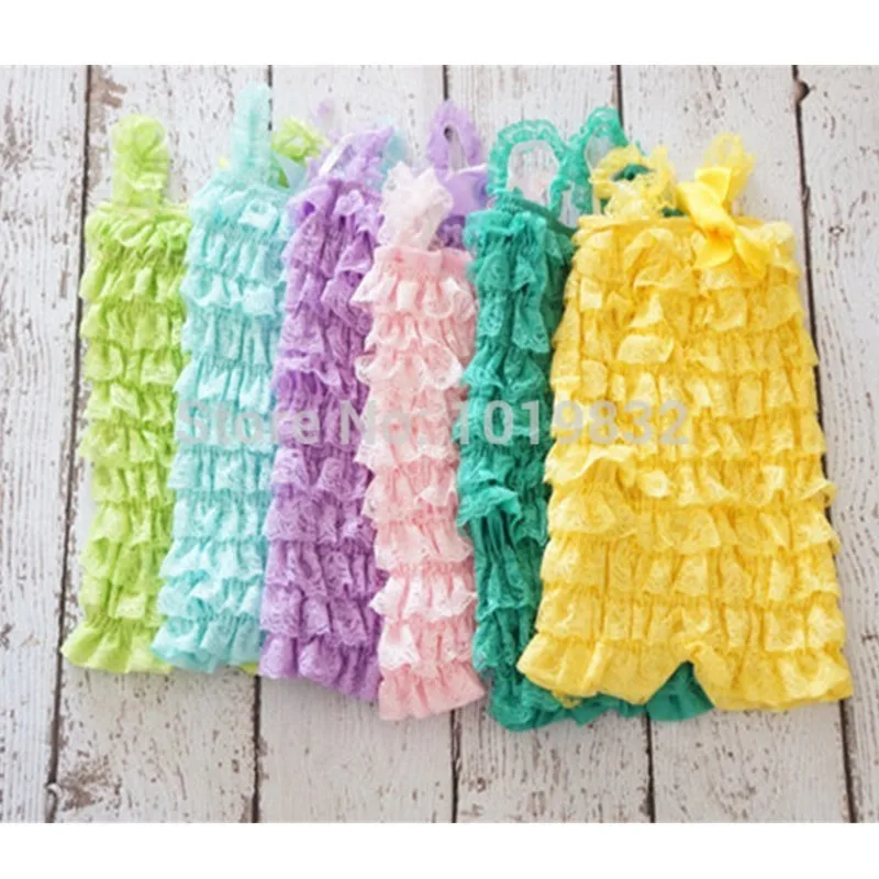 New Born Baby Girl Clothes Solid Lace Romper Infant Ruffle Easter outfit Onesie Lace Jumpsuit Baby Girl Costume Newborn Clothing