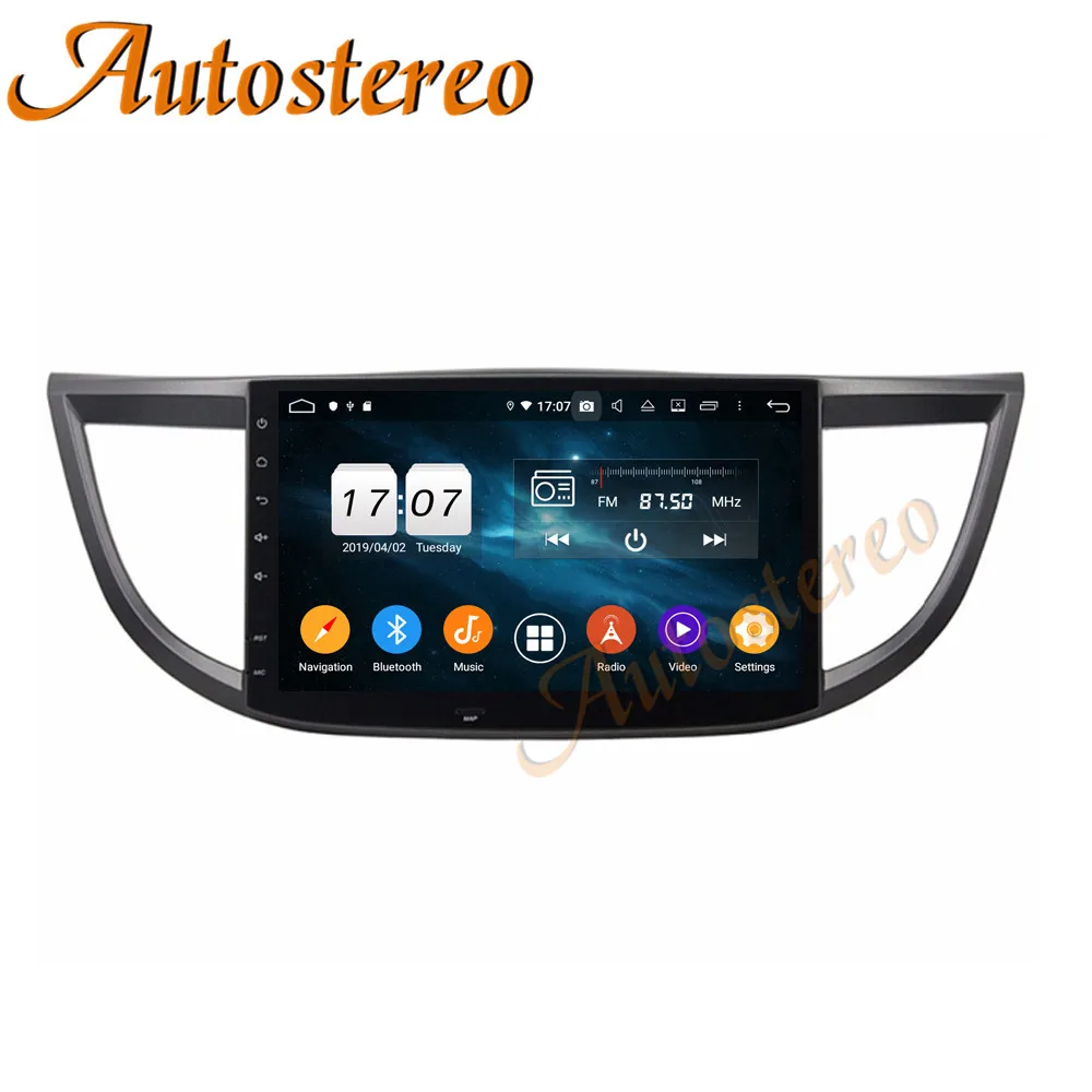 Android 9 8 Core Car Multimedia Player GPS Navigation For Honda CRV CR-V 2012-2016 Auto Radio Stereo Head Unit RHD No DVD Player