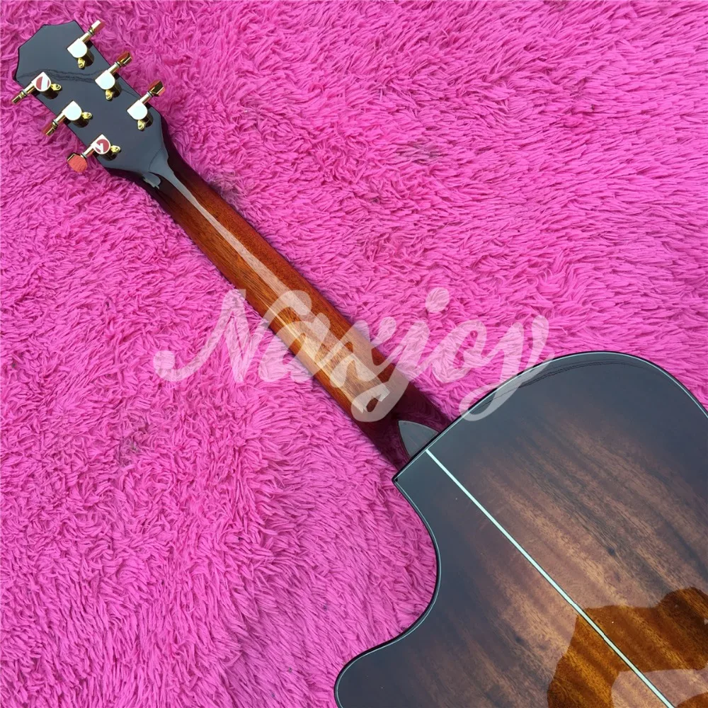 Chaylor K24ce Solid Koa Акустическая гитара, Cutaway 41 дюймов K24 koa электрогитара ra