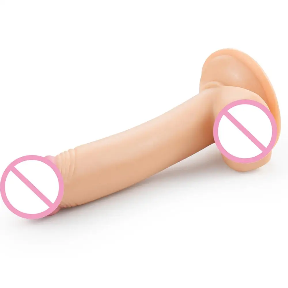 ANNGEOK Flesh Dildo Accessories Couple Sex Machine Attachments Realistic Humongous Dildos for Women Vagina Anal Adult Toy AN-R10