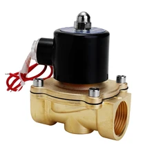 Электрический латунный Соленоидный клапан DN15 DN20 DN25 DN32 DN40 пневматический клапан для воды масла газа AC 220V
