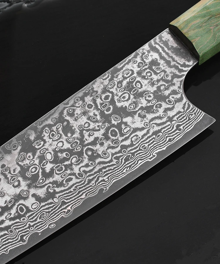 Шеф-повара Gyuto ножи накири 67 слой VG10 японский Дамасская сталь 8 дюймов дамасский кухонный нож прочная деревянная дамасский нож повара