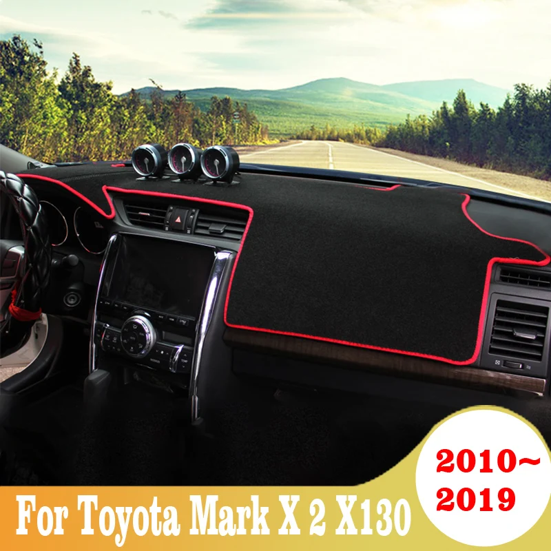 

Коврик для приборной панели автомобиля Toyota Mark X 2 X130 2010- 2019