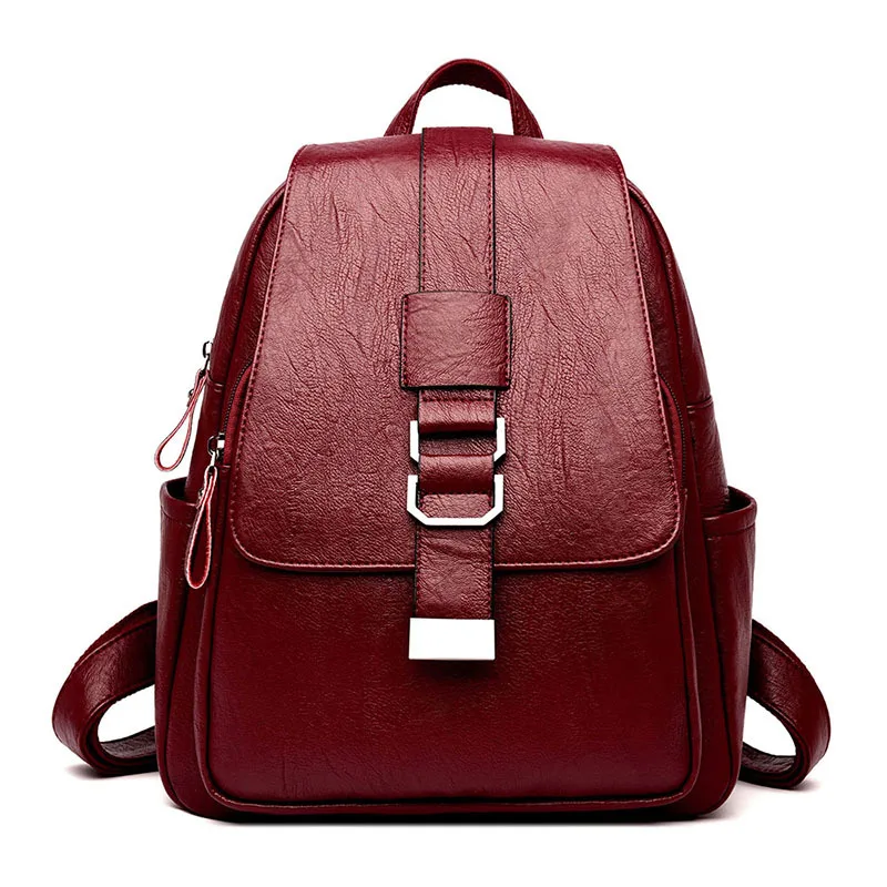 

Simple Backpack Women's 2018 Autumn And Winter New Style Korean-style Versatile Casual College Style Backpack Fashion Travel Tre