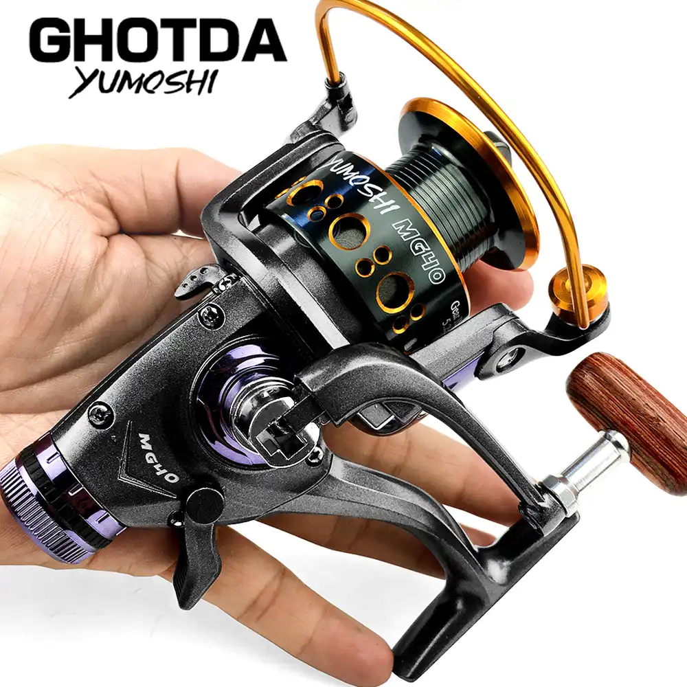 釣り5 2 1 5 0 1高速金属スプールデュアルブレーキシステムスピニングリール海水ブレーキリール 釣りリール Aliexpress