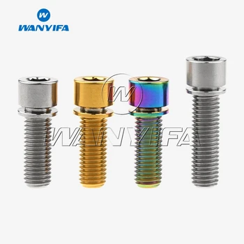 

Wanyifa M7 x 20mm M7 x 25mm Titanium Bolts with washer for Bicycle