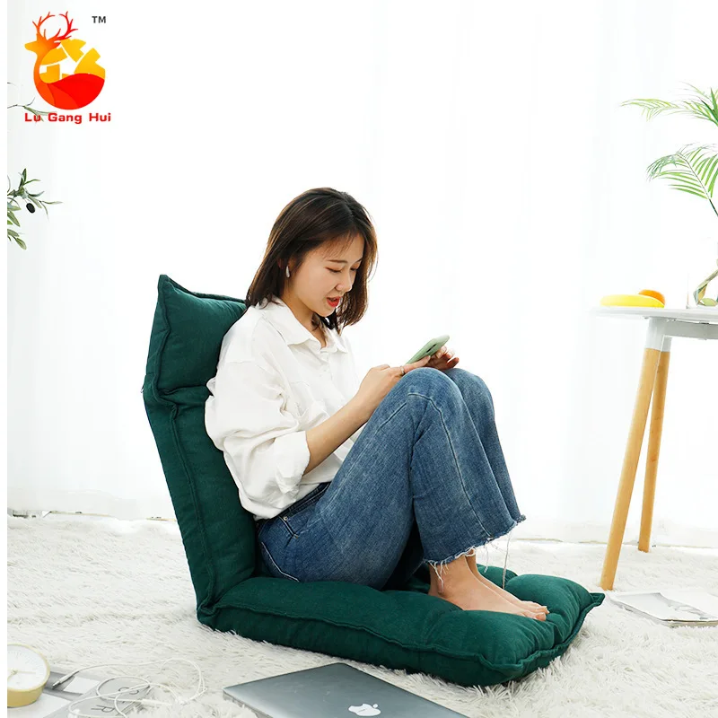 

Single folding small sofa lazy sofa tatami bed dormitory computer bedroom balcony bay window chair
