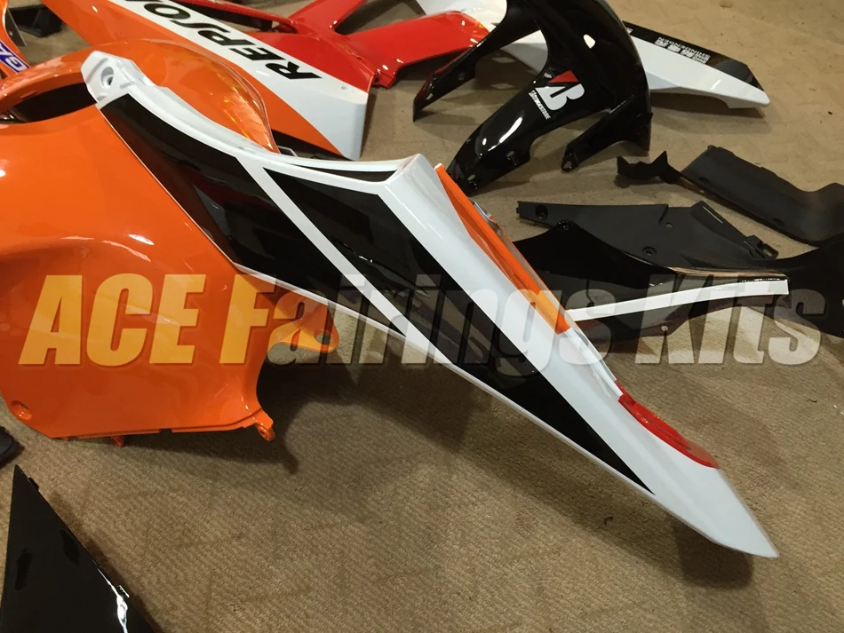 Инъекций ABS полный комплект обтекателей подходит для Honda CBR600RR 13, 14, 15, 16, 17, F5 2013 Обтекатели Repsol 93