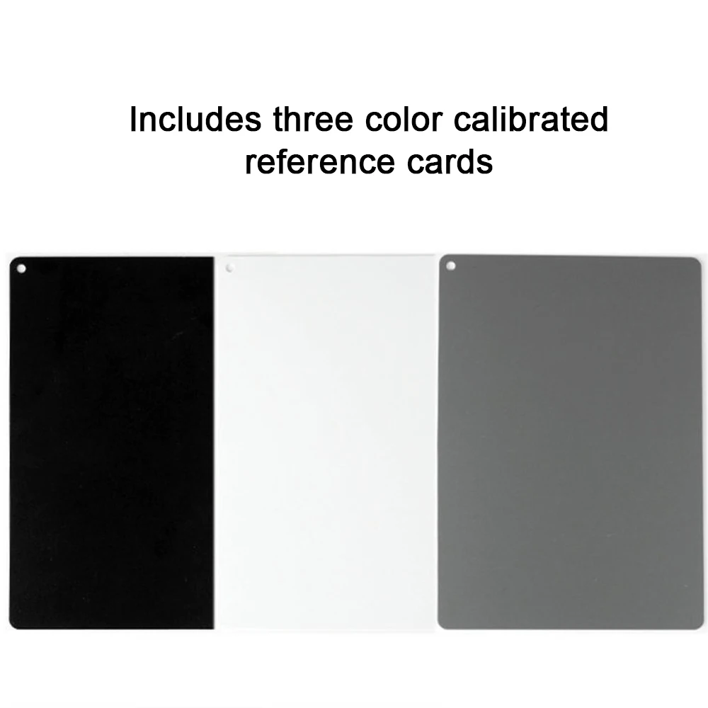 White Black 18% Gray Color Balance Cards Digital Grey Card with