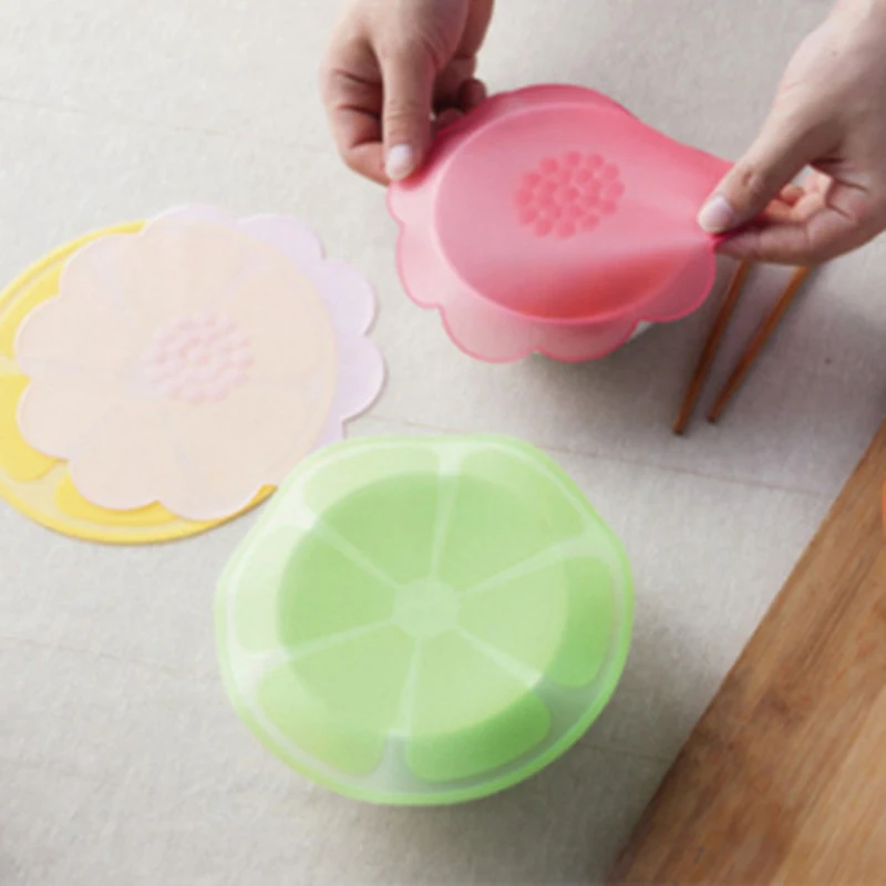 New Silicone Food Wrap Reusable Seal Cover Microwave Oven Cover Food Keep Fresh Storage Cover Kitchen Tools