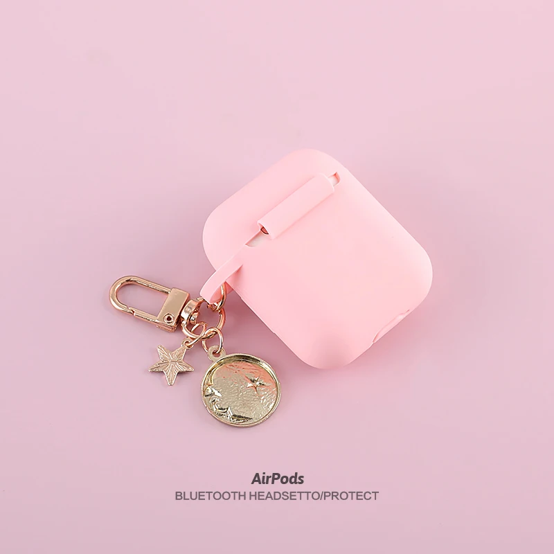 Для Apple Airpods 2 Чехол Dream Star беспроводной Bluetooth защитный чехол для наушников с гладкой сенсорной зарядной коробкой Защитная крышка