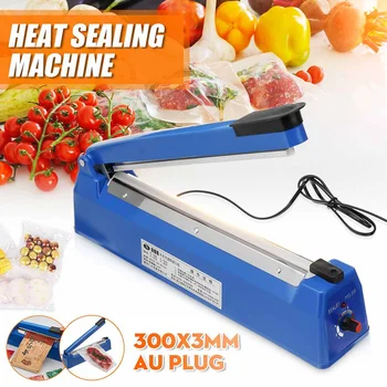 

200mm/300mm Impulse Sealer Heat Sealing Machine Kitchen Food Sealer Vacuum Bag Sealer Plastic Bag Packing Tools 220V 50/60HZ