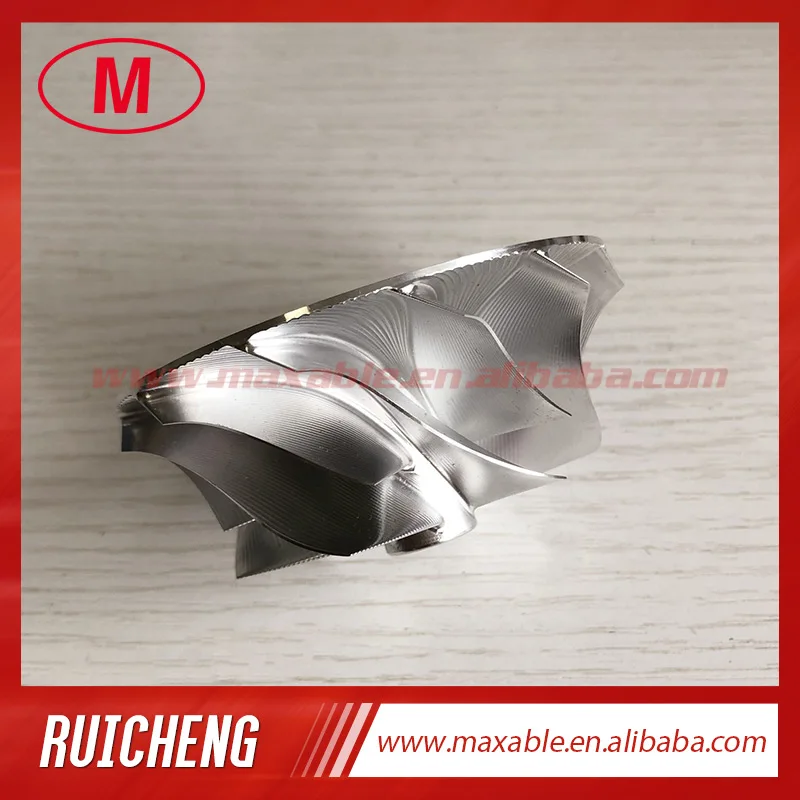 TD07S 60.50/79.00mm 6+6 blades point milling Turbo milling/aluminum 2618/billet compressor wheel