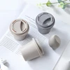 1 Pc Hot Empty Coffee Cup Sponge Stand Storage Case Makeup Puff Holder Empty Cosmetic Dry Box Makeup Accessories ► Photo 3/6