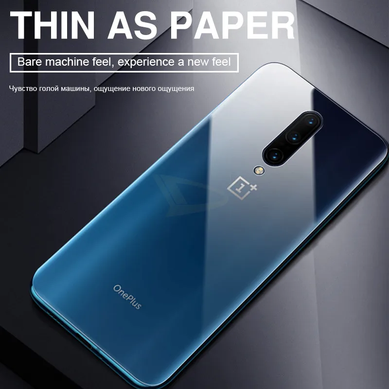 3-1 шт 100D изогнутая задняя Гидрогелевая пленка для Oneplus 7T 7 профессиональная защитная пленка для Oneplus 6T 6 5T 5 7T 7 задняя крышка пленка не стекло