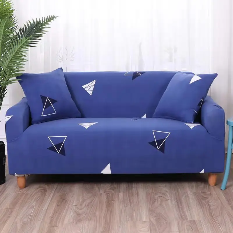 Эластичный чехол для дивана CANIRICA, чехол для гостиной, чехол для дивана, чехол для дивана с геометрическим рисунком, чехол для одного/двух/трех сидений - Цвет: As Picture