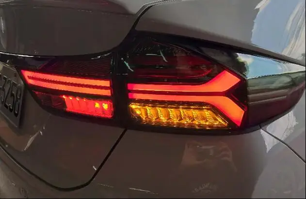 Автостайлинг задние фонари для Honda City 2014 2018 светодиодные противотуманные фары DRL
