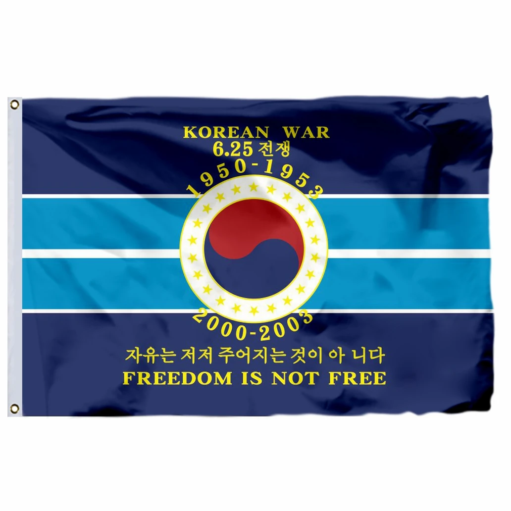 The Freedom Is Not Free Flag 90x150 см 3x5ft Корейская война 1950 - 1953 холодная США американские