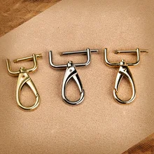 

Brass key chain hook hook detachable hook hook case bag Lobster hook bag accessories hook money cloth buckle leather decoration