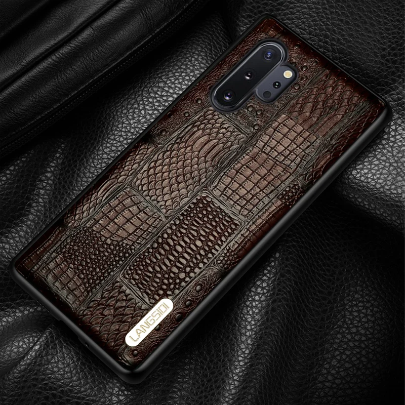 Чехол из натуральной кожи в стиле ретро для Samsung galaxy Note 20 10 8 9 S20 FE S7 S9 S10 Plus Ultra A50 A51 A71