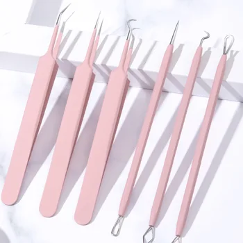 

Acne Nose Blackhead Remover White Head Black Head Tool Pimple Comedone Extractor Skin Care Acne Removal Needle Stainless
