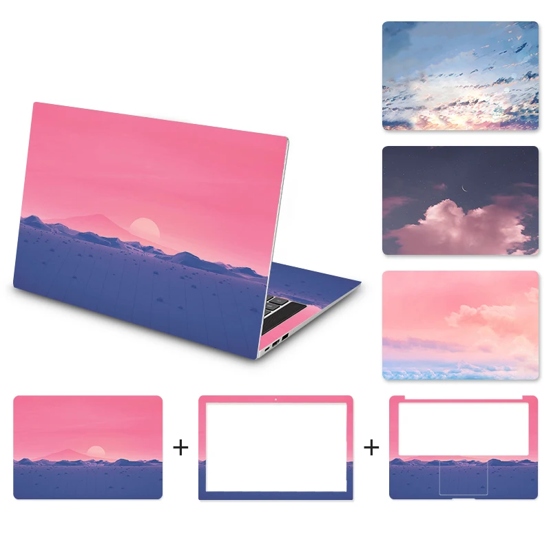 DIY sky sunset laptop skin notebook sticker 12/13/14/15/17 inch