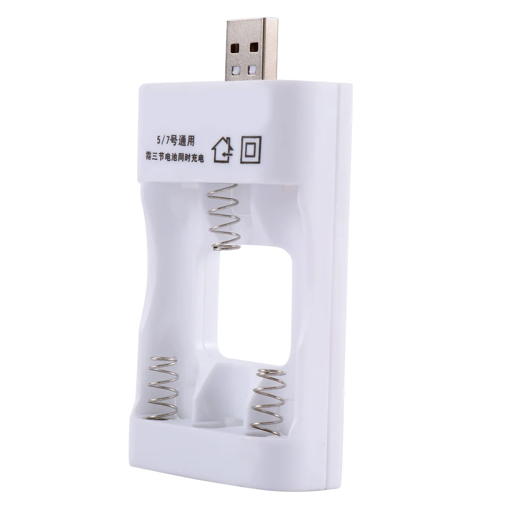 1 шт. модный 3 слота Универсальный 6 В зарядное устройство адаптер с USB