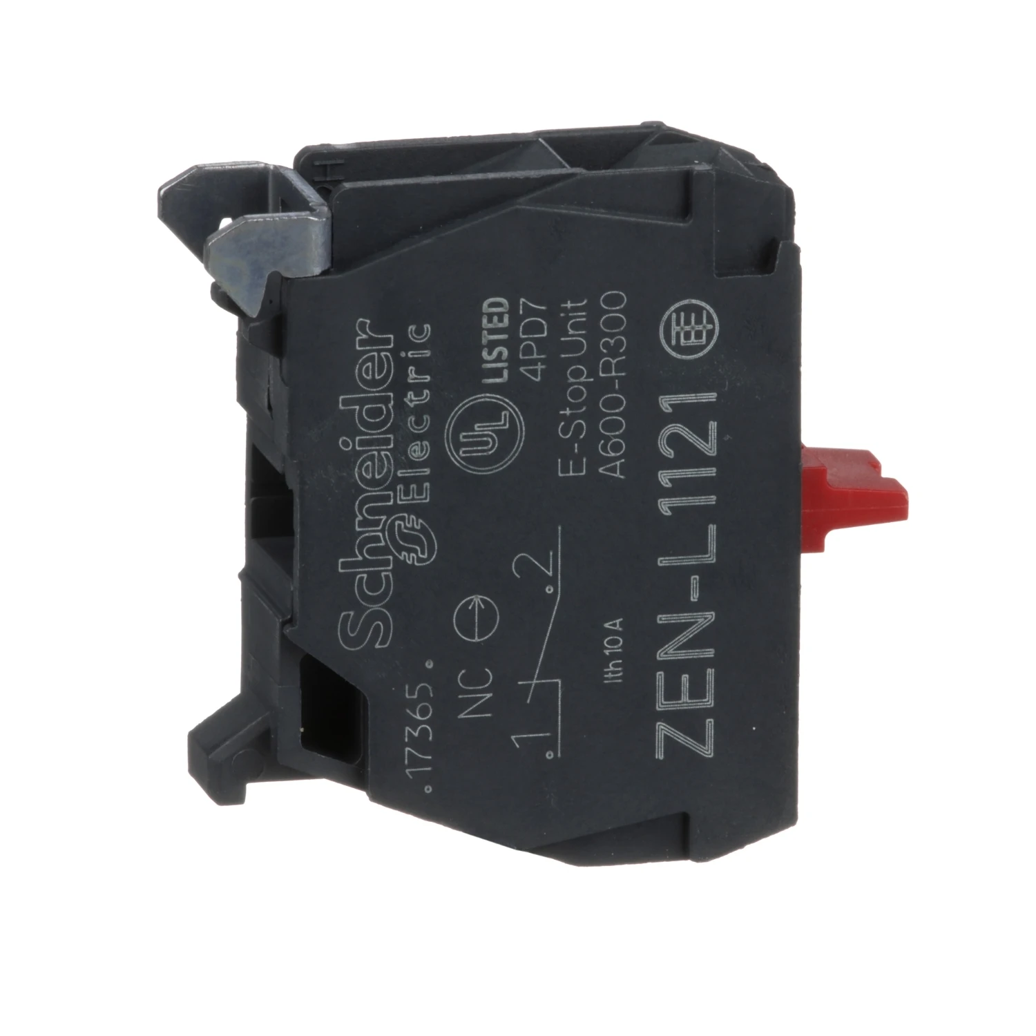 ZENL1121 ZEN-L1121 Single contact block, screw clamp terminal, 1 NC