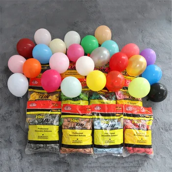 

100pcs5 Inch Wedding Birthday Party Baby Shower Decoration Latex Small Balloon Anniversary