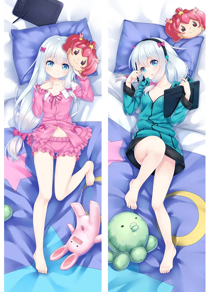 Аниме "eromanga-Sensei" Sagiri Izumi& Muramasa Senju отаку Dakimakura тела подушку Чехол Крышка обниматься тела Чехол