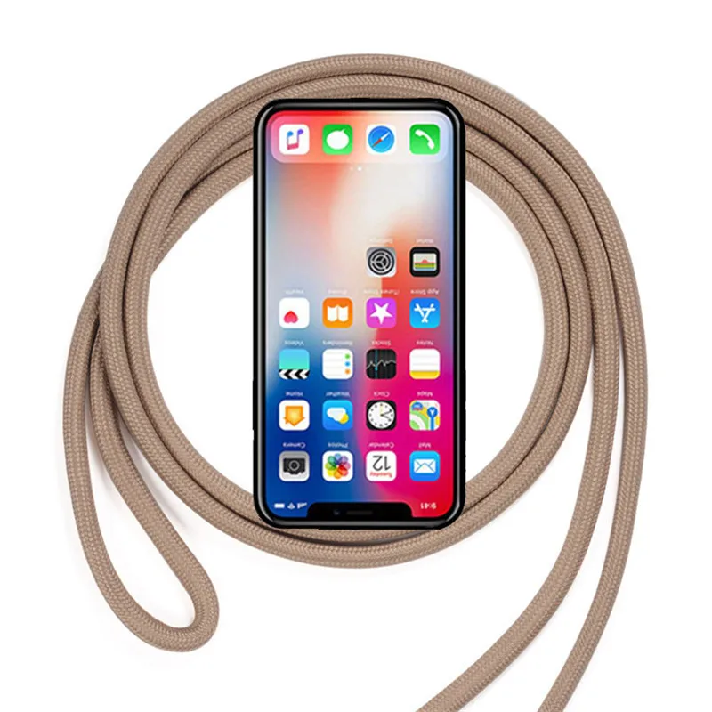 Strap Cord Phone Case for Xiaomi Mi Mi A2 A3 Lite Necklace Lanyard Carry Protective Phone Cover to Hang for Xiaomi Mi A1 Chain