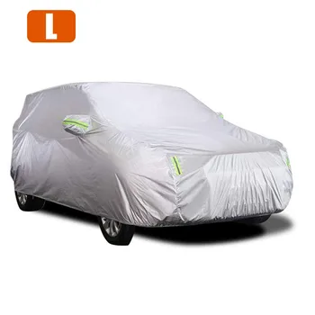 

Car Cover Full Sedan Covers with Reflective Strip Sunscreen Protection Dustproof UV Scratch-Resistant Universal L