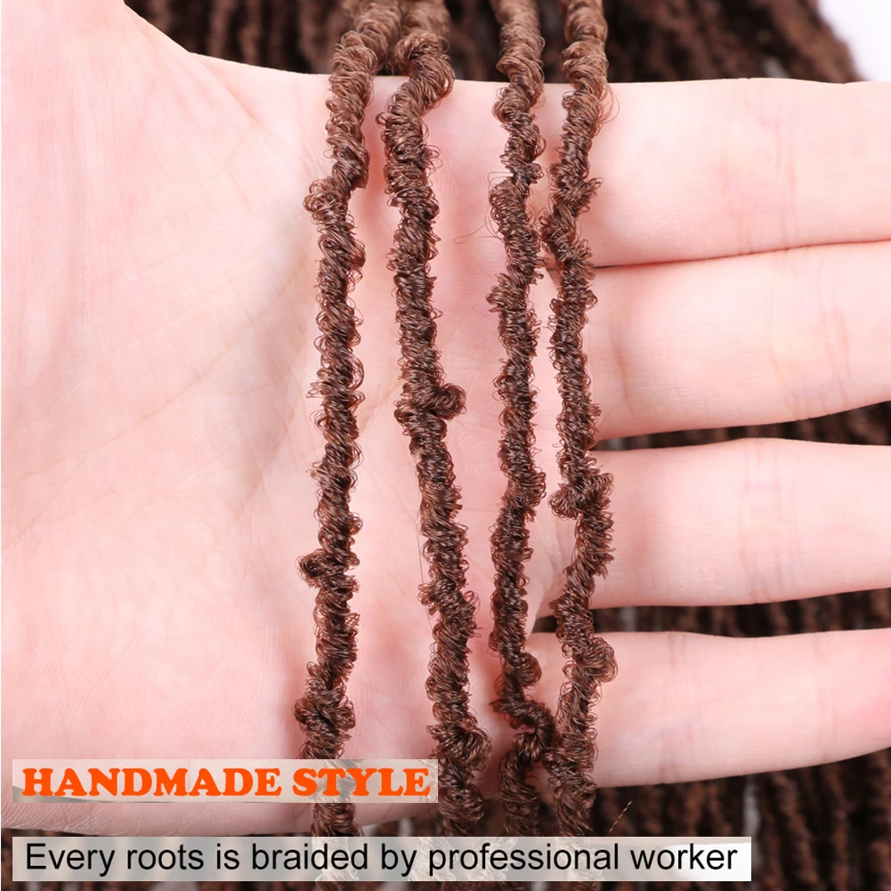 Faux Micro Locs Crochet Hair 16 Inch Sister Locks Hair Extensions Natural Curly DreadLocks Mini African Roots Black Brown Red Faux Micro Locs Crochet Hair 16 Inch Sister Locks Hair Extensions Natural Curly DreadLocks Mini African Roots Black Brown Red