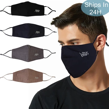 

4pcs/set Breathable Dustproof Mouth Mask Creative Cotton Embroider Warm Face Mouth Mask Soft Half Face Cover Unisex For Outdoor