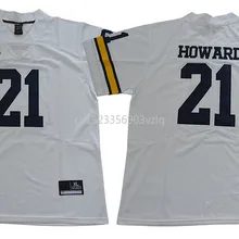 Новое поступление высокое качество Говард.#21 футболка колледжа Джерси S-XXXL