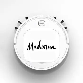 

Robot Vacuum Cleaner Intelligent Automatic Mopping Clean Robot for Hard Floor Carpet Music Bands Madonna Logo
