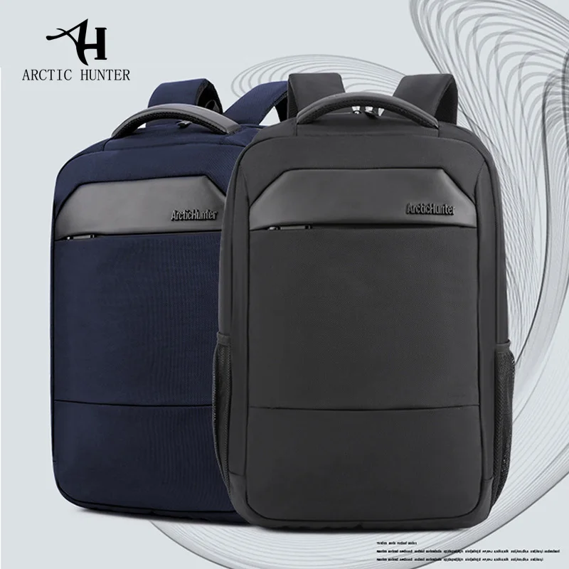 ARCTIC HUNTER, новинка, повседневная мужская сумка Mochila, мужская сумка через плечо, нейлоновая, водонепроницаемая, для студентов колледжа, сумка для компьютера, рюкзак, школьный ранец