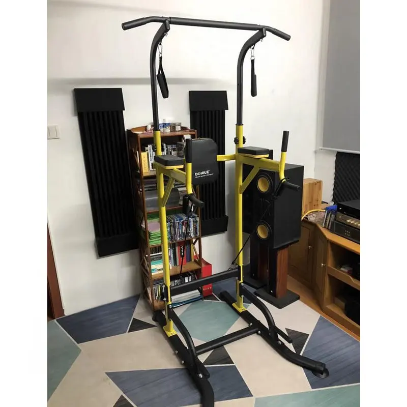 US $201.39 Indoor PullUps Horizontal Single Parallel Bars With Belts MultiFunctional Fitness Equipment Weight Bench For Children Adults